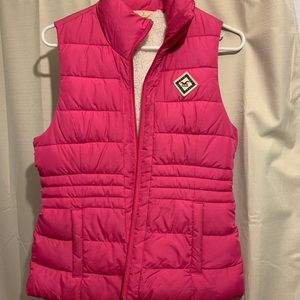 Hot pink vest